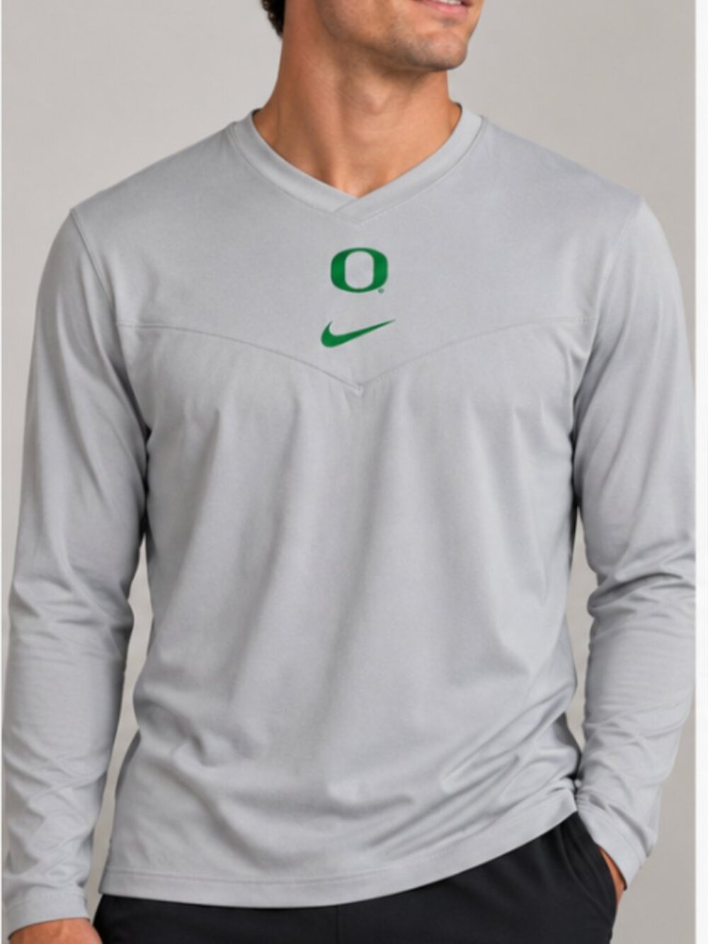 Nike Oregon Ducks On-Field Dri-FIT Long Sleeve Shirt M